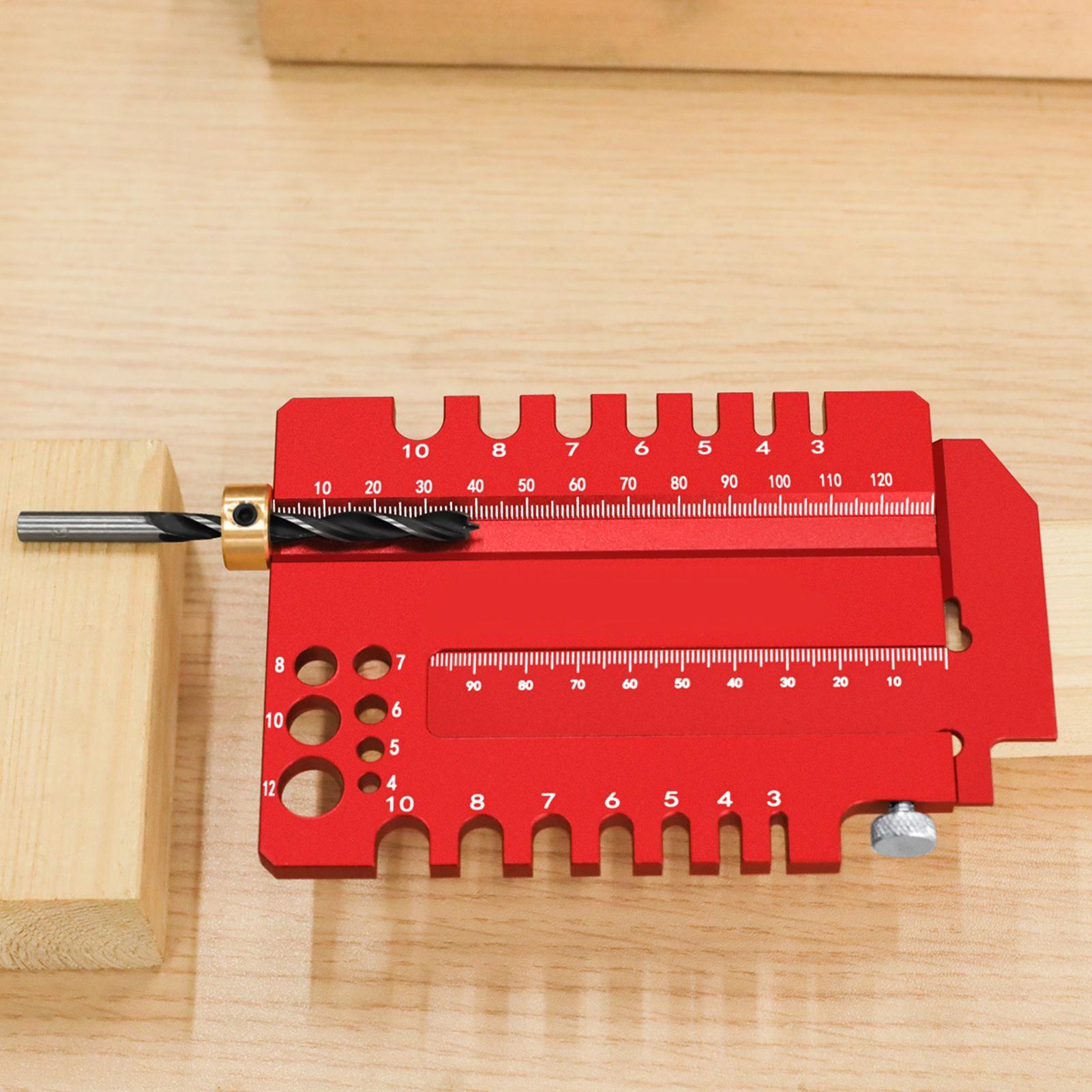 Home Improvement Us - Woodworking Ruler Measuring Gauge Tenon Gauge