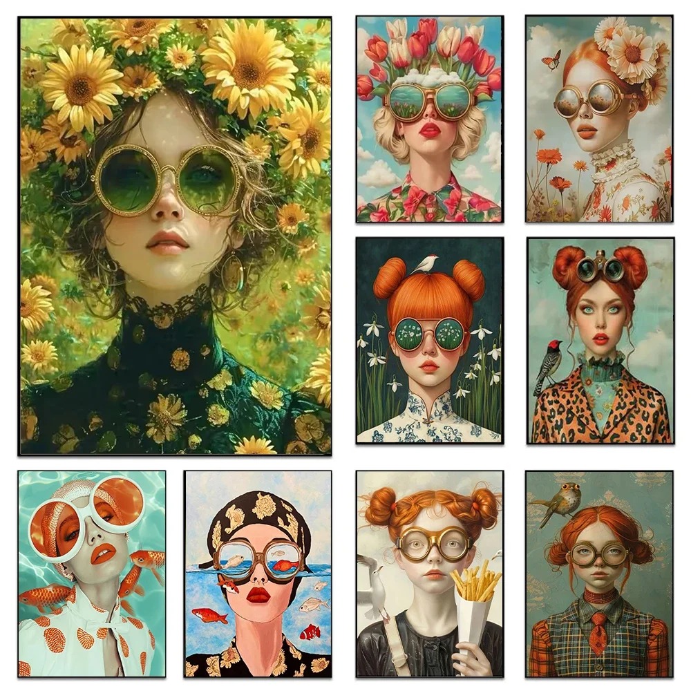 Home Improvement Tv Show - Funny Woman Portrait DIY Oil Painting