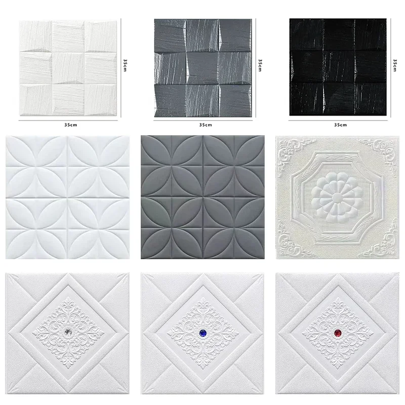 10PCS 3D Wall Stickers Self-Ad - Home Improvement Tv Show recension och pris