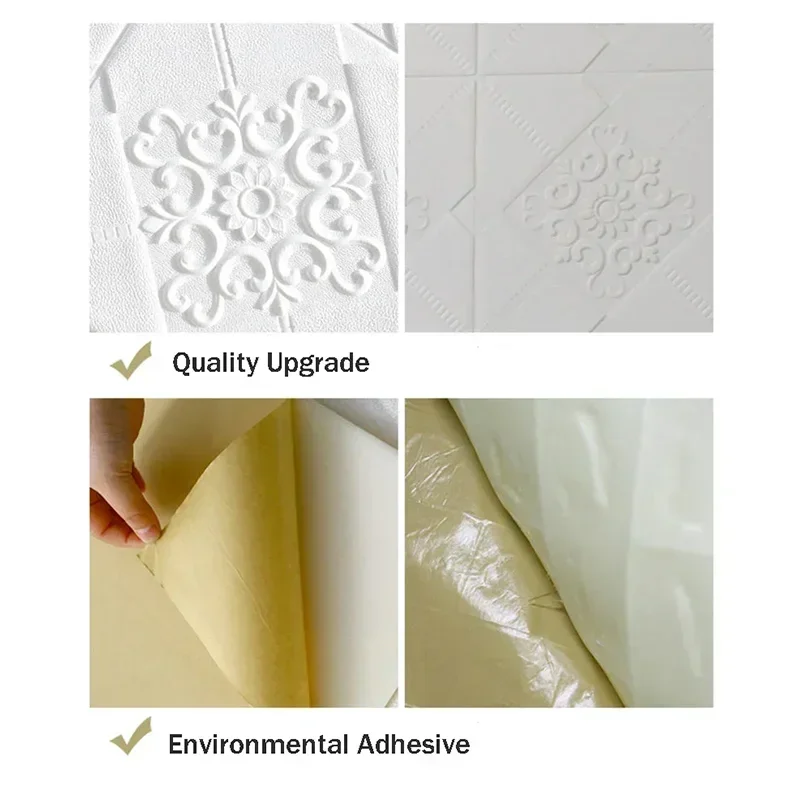 10PCS 3D Wall Stickers Self-Ad - Home Improvement Tv Show recension och pris