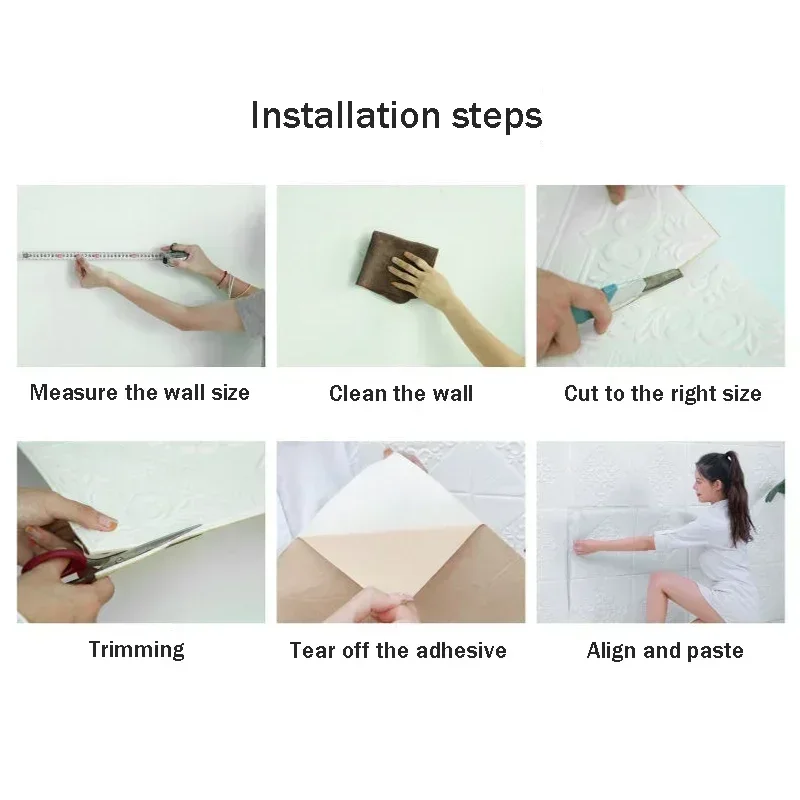 10PCS 3D Wall Stickers Self-Ad - Home Improvement Tv Show recension och pris