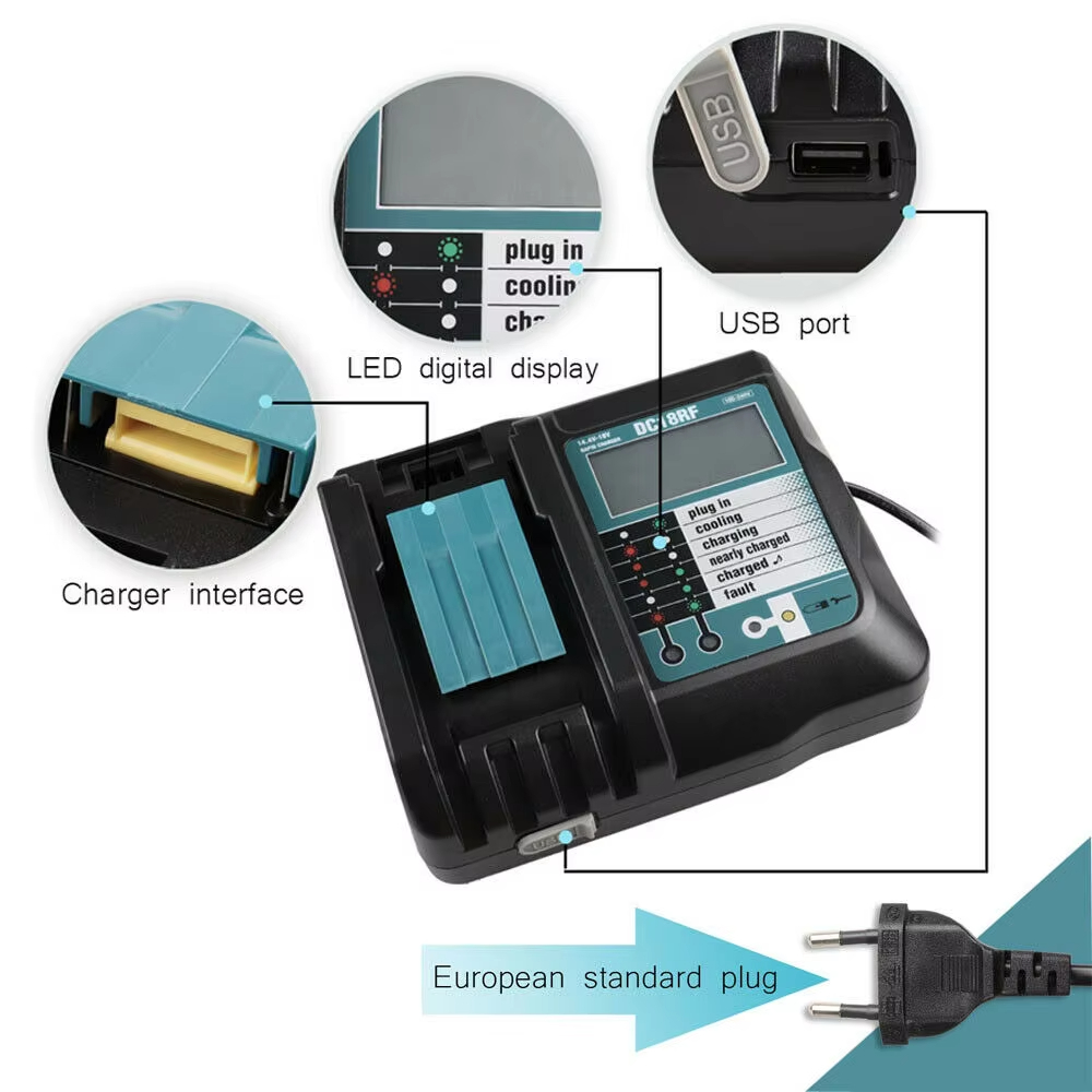 DC18RF Li-ion Super Fast Charg - Makita Drill Hp1640 recension och pris