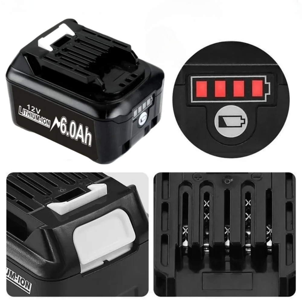 10.8V/12V 4000mAh/6000mAh Li-i - Makita Drill Hp1640 recension och pris