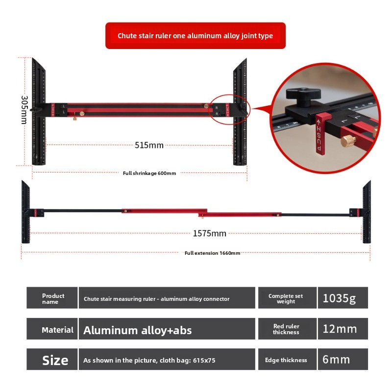 Aluminum Alloy Stair Ruler,Hig - Home Improvement Us recension och pris
