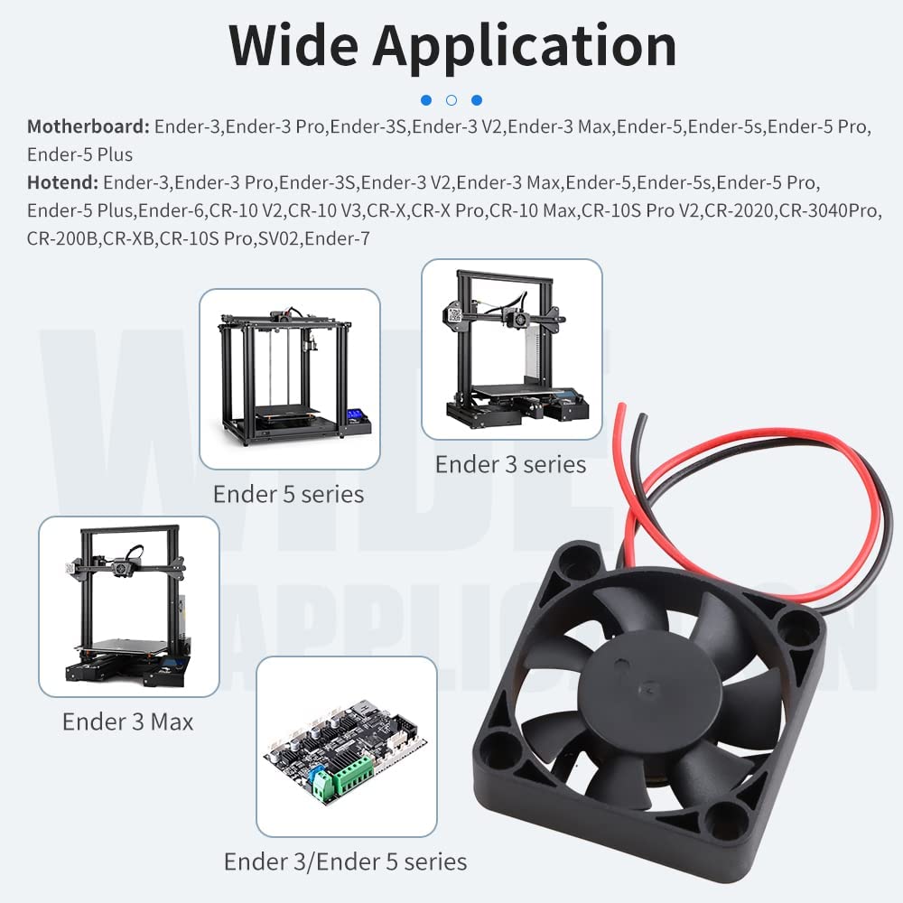 2pcs Creality Original 4010 Fa - Creality Printer Ender 3 recension och pris