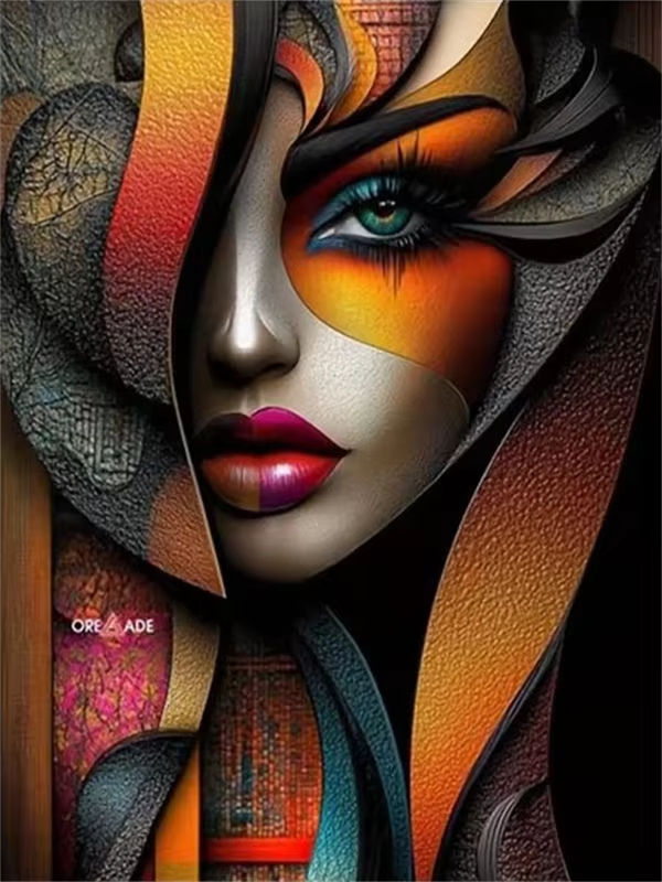 Painting By Numbers Woman Face - Home Improvement Tv Show recension och pris