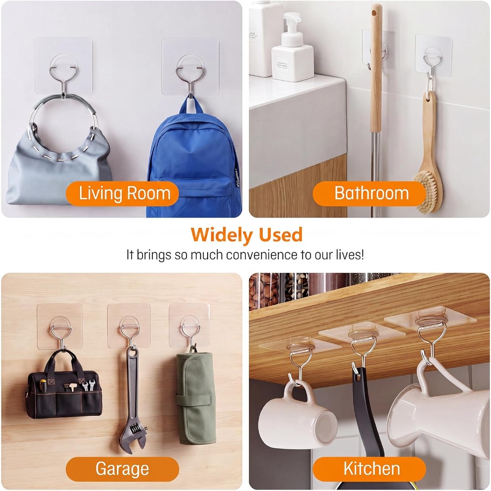 Heavy Duty Adhesive Wall Hooks - Home Improvement Us recension och pris