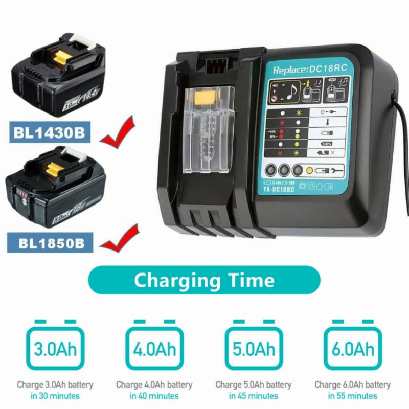 DC18RC Li-ion Battery 3A Charg - Makita Drill Hp1640 recension och pris