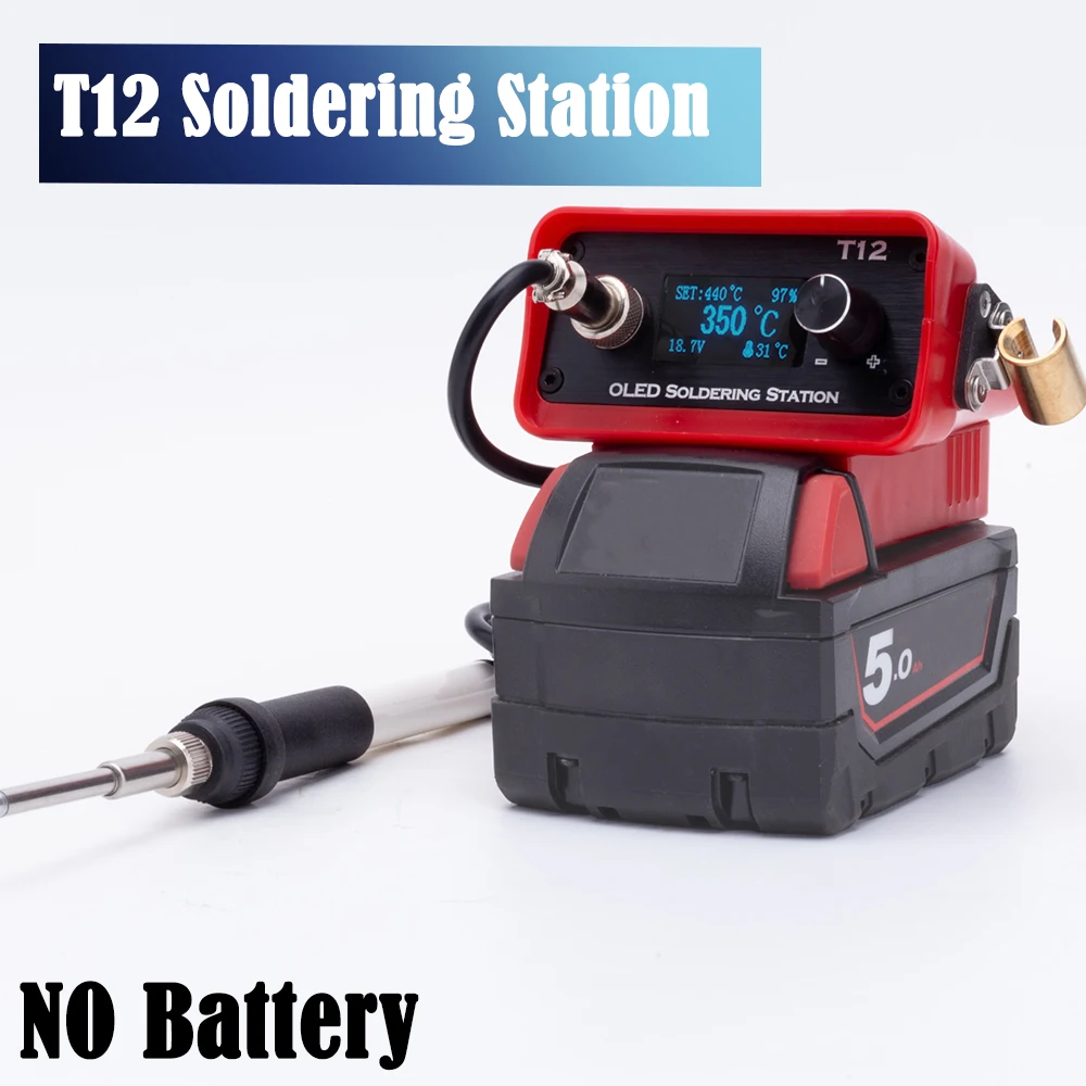 OLED T12 Cordless Soldering Ir - Milwaukee Drill M12 Fuel recension och pris