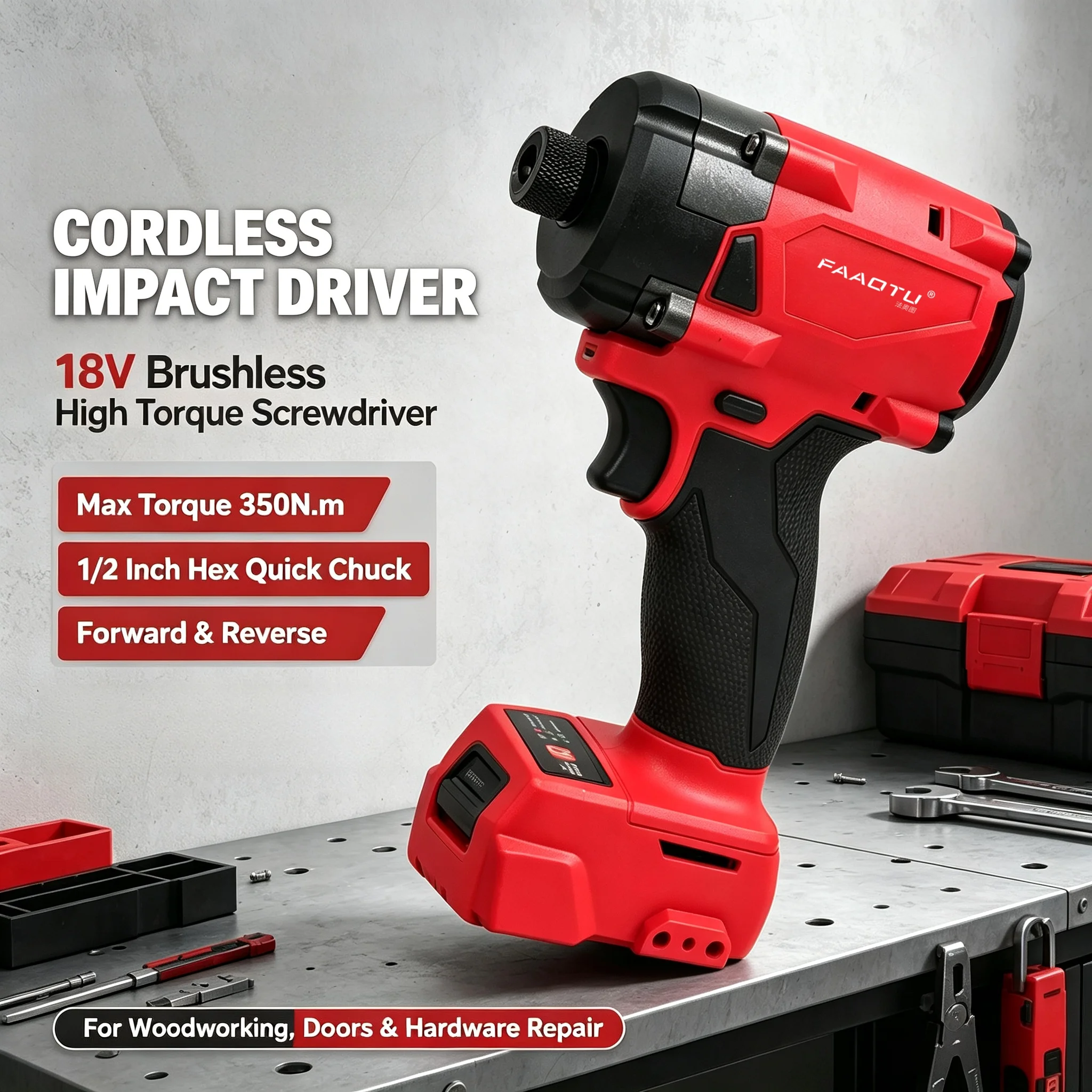 FAAOTU 18V Cordless Electric S - Home Improvement Us recension och pris