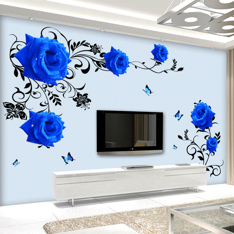 Large Size Blue Rose Flowers W - Home Improvement Tv Show recension och pris