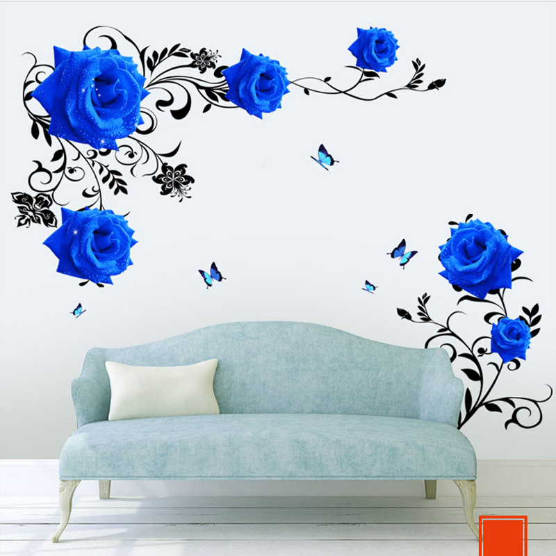 Large Size Blue Rose Flowers W - Home Improvement Tv Show recension och pris