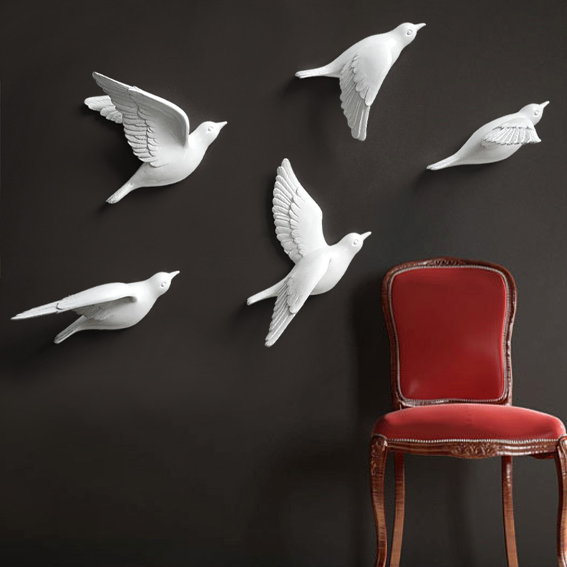 Resin Birds Creative For Wall  - Home Improvement Tv Show recension och pris