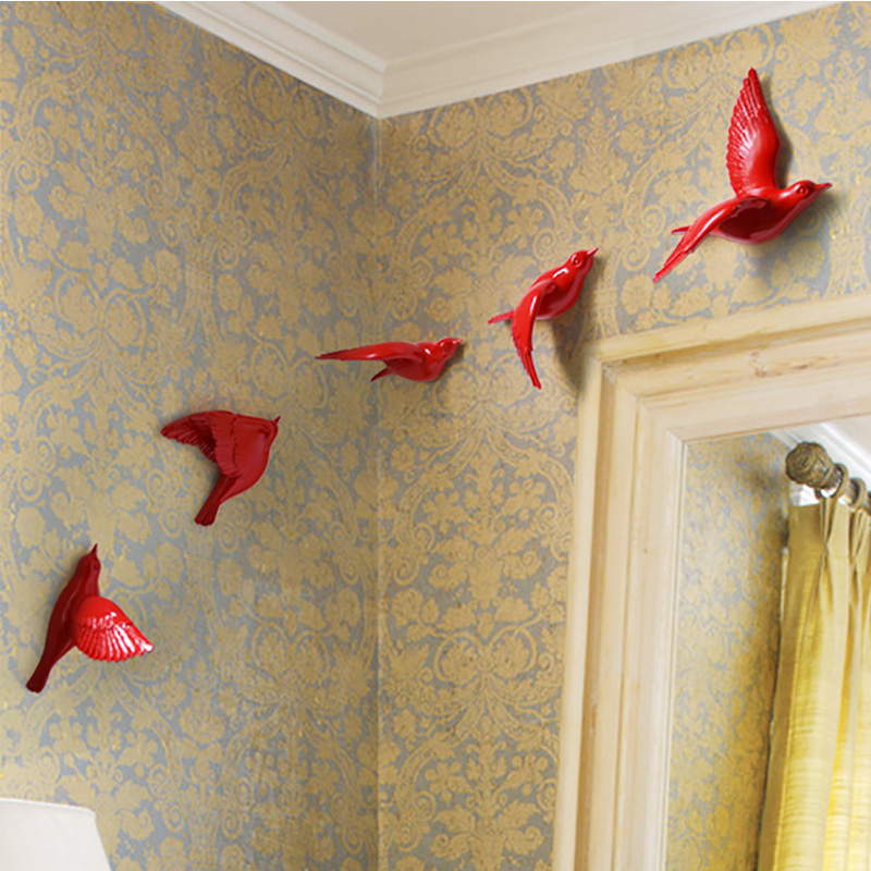 Resin Birds Creative For Wall  - Home Improvement Tv Show recension och pris