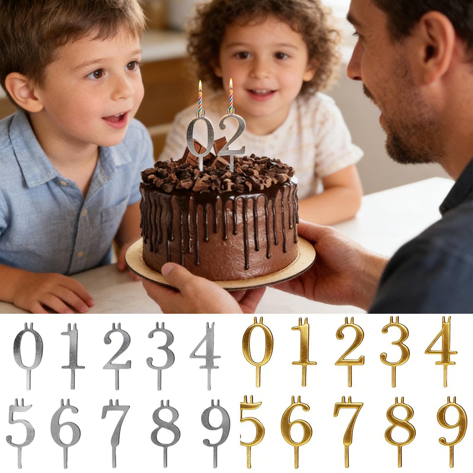 10pcs 0-9 Number Cake Toppers  - Home Improvement Supplies recension och pris