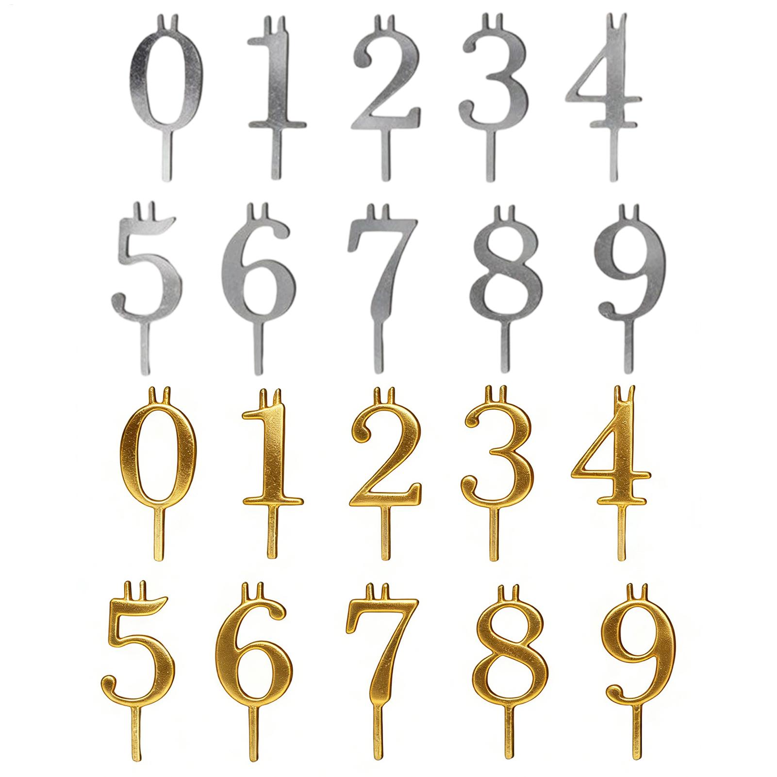 10pcs 0-9 Number Cake Toppers  - Home Improvement Supplies recension och pris